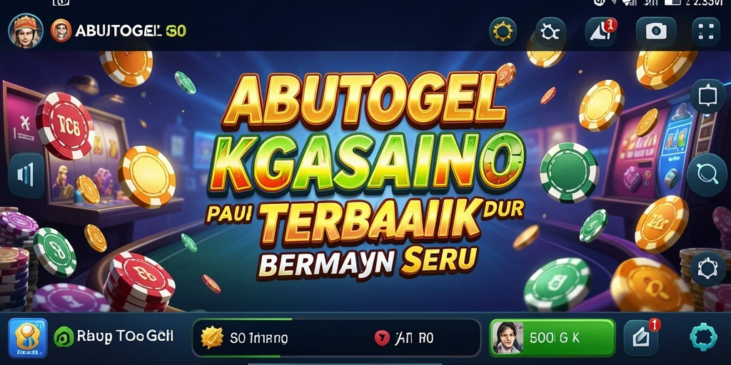 Screenshot ABUTOGEL menampilkan gameplay Kasino yang mengasyikkan.