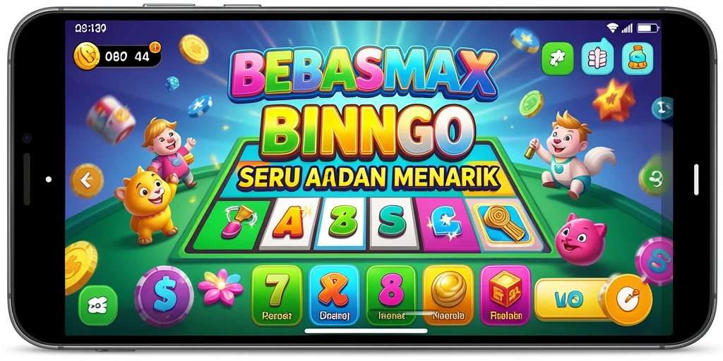 Tampilan gameplay seru dari permainan Bingo BEBASMAX.