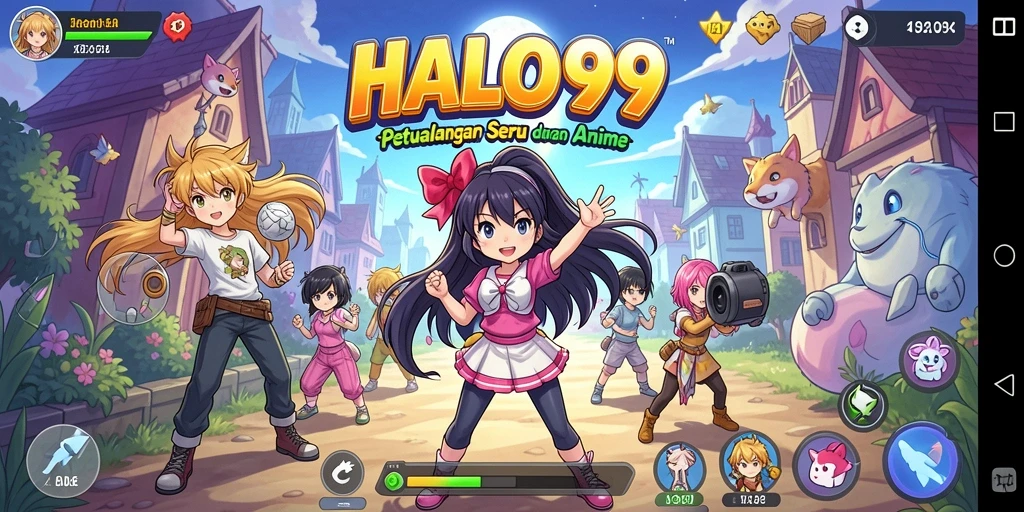 Gameplay seru HALO99 dengan karakter Anime favorit.