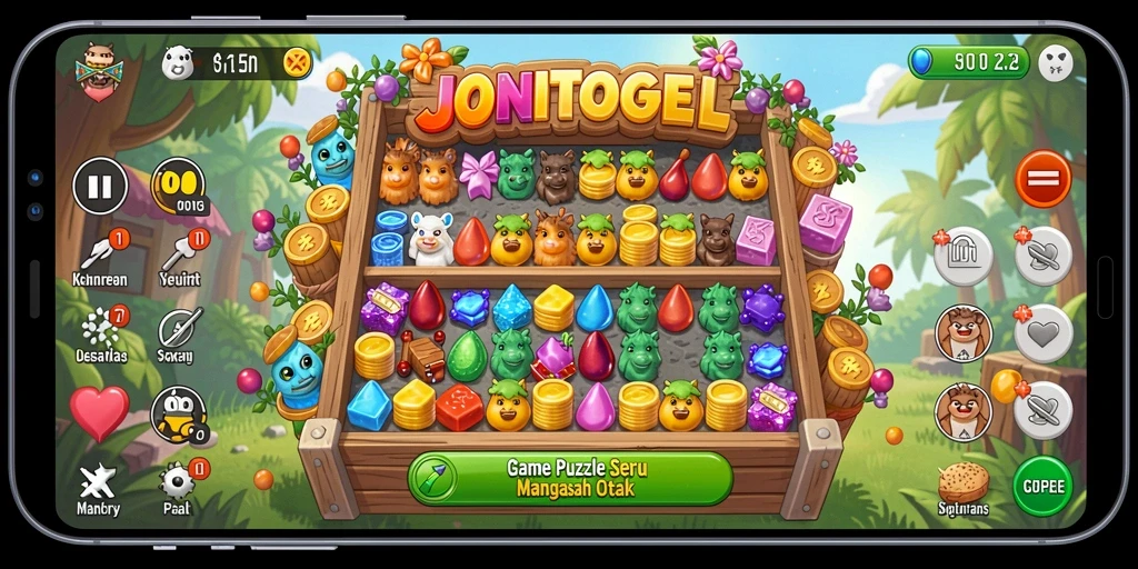Tampilan gameplay JONITOGEL yang seru dan menantang.