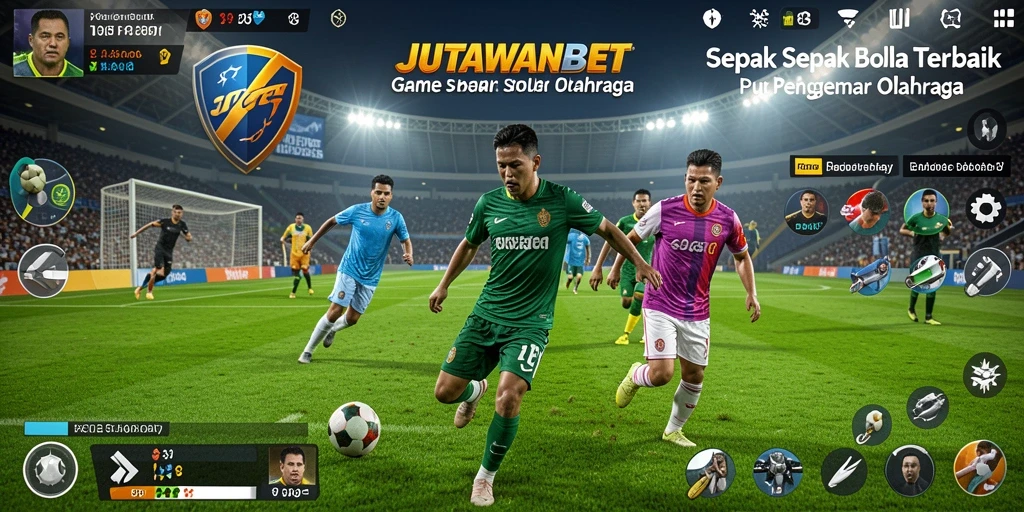 Tampilan gameplay JUTAWANBET yang seru dan mendebarkan di lapangan.