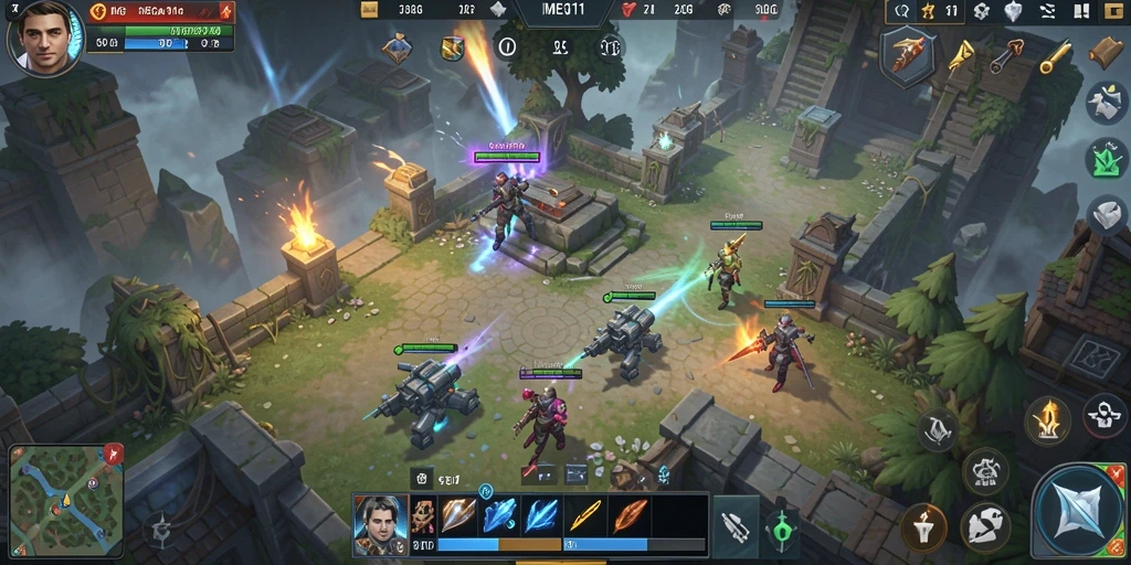 Screenshot gameplay MEGA111 yang menampilkan aksi SLG yang mendebarkan.
