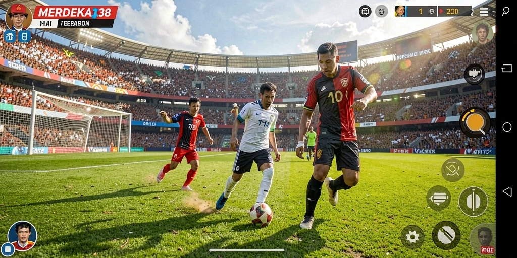 Tangkapan layar gameplay MERDEKA138 yang menampilkan momen mendebarkan.