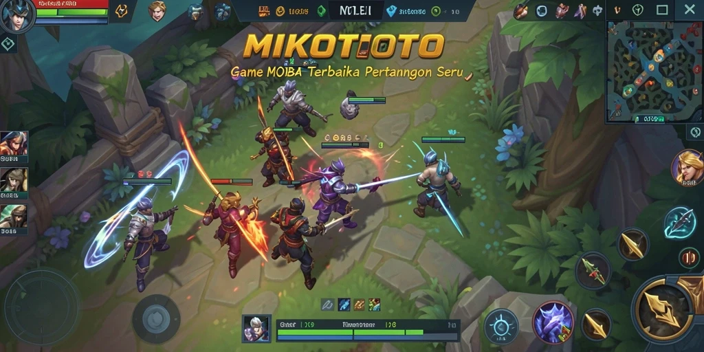 Tampilan gameplay menegangkan dalam arena MIKOTOTO.