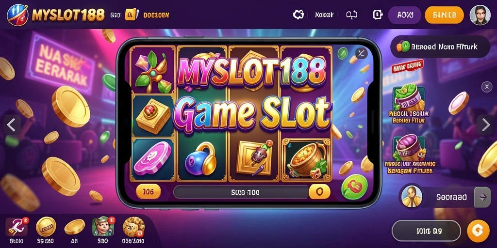 Tampilan gameplay MYSLOT188 yang seru dan dinamis.