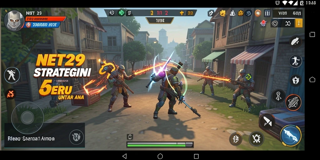 Tangkapan layar game NET29 menampilkan aksi strategi yang mendebarkan.