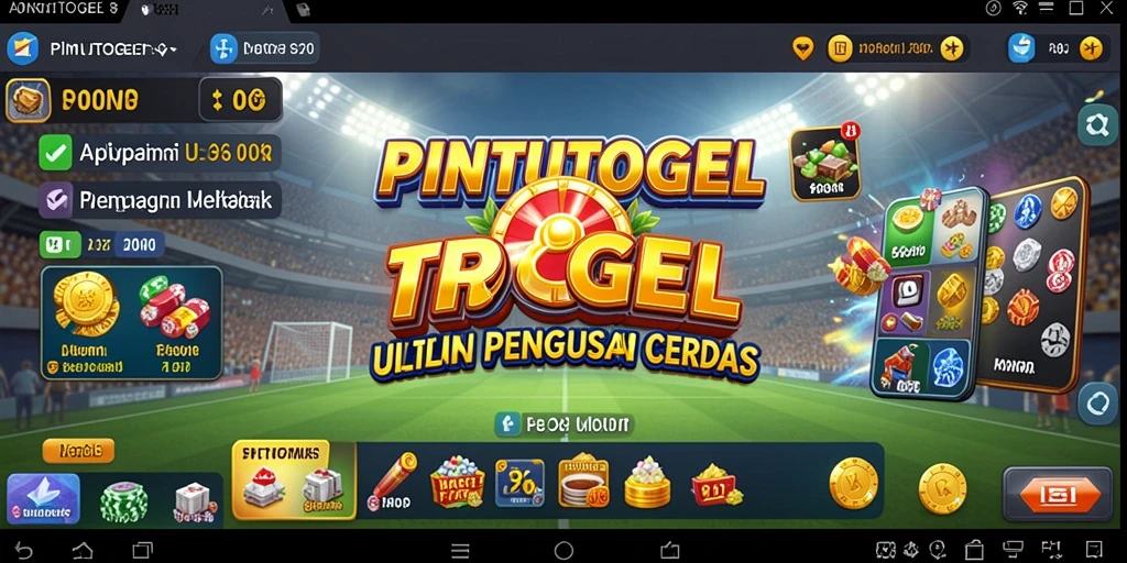 Tampilan antarmuka PINTUTOGEL yang sederhana dan efektif.
