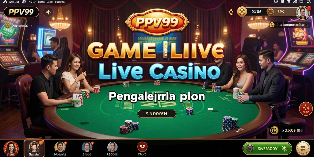 Tampilan gameplay Live Casino yang menarik dan interaktif di PPV99.