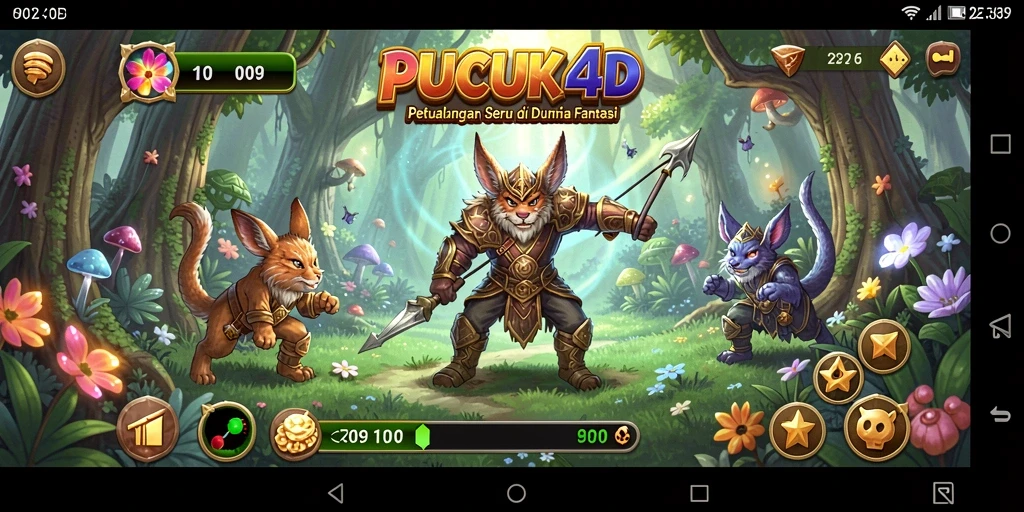 Tampilan menarik dari gameplay PUCUK4D yang penuh petualangan seru.