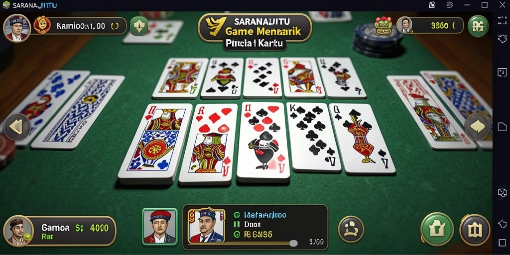Gameplay seru dari SARANAJITU saat bermain Domino bersama teman.