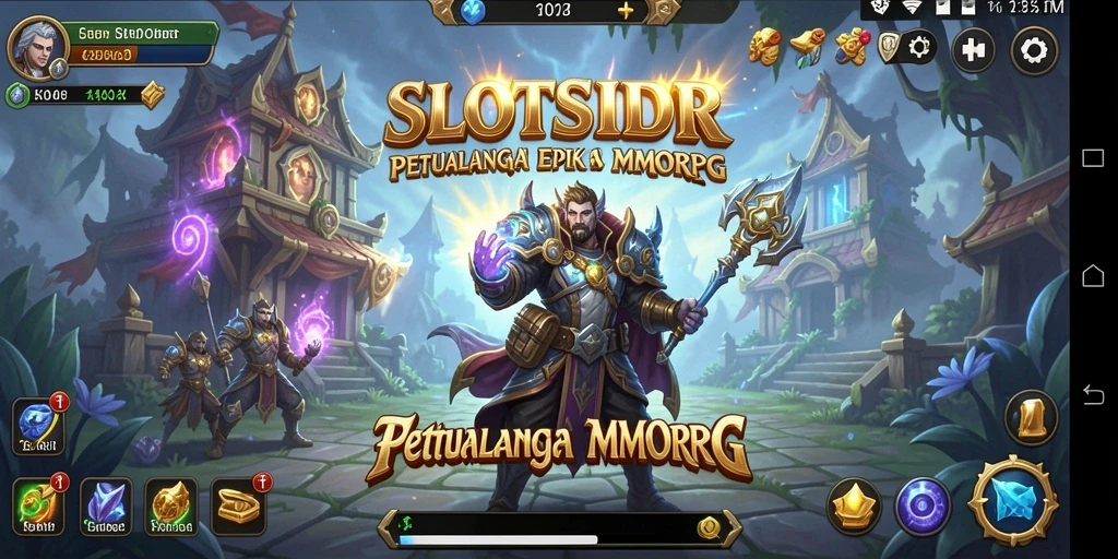 Tangkapan layar SLOTSIDR menunjukkan aksi menarik dalam petualangan MMORPG.