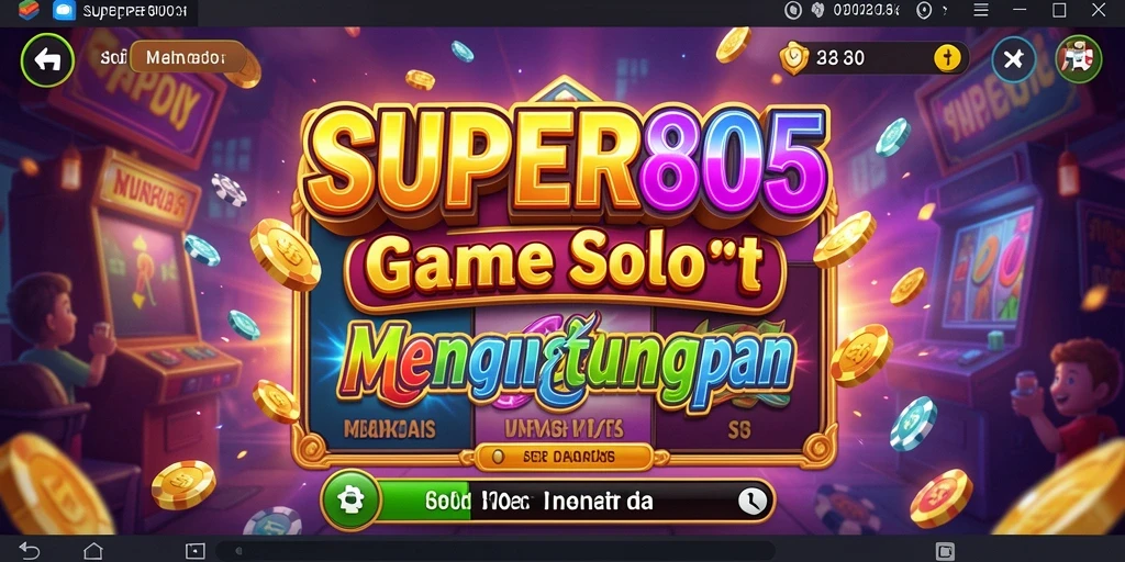 Tampilan gameplay <strong>SUPER805</strong> yang seru dan mengasyikkan dengan berbagai gulungan.
